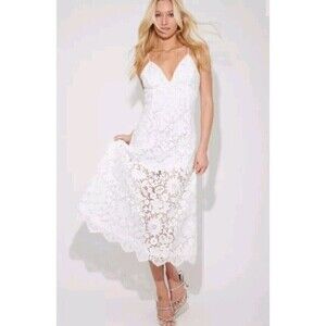 Generation Love New York Rose Lace Dress In White Women’s Size S NWT